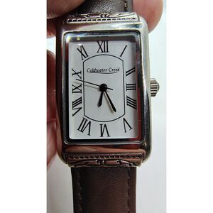 Coldwater Creek Men's Watch Genuine Leather Italy Watch Band